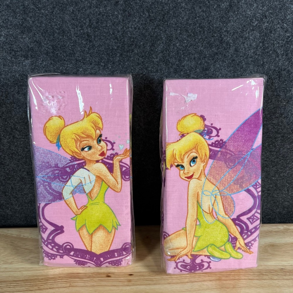 Disney Tinkerbell Pink Tie Up Window Shades Set of 2 LUW-TNK 205306-05